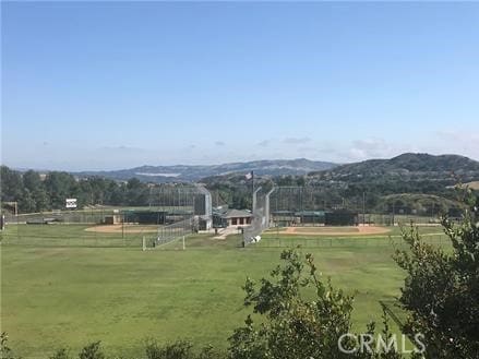 view of property's community featuring a mountain view