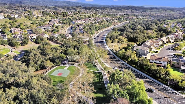 aerial view featuring a residential view