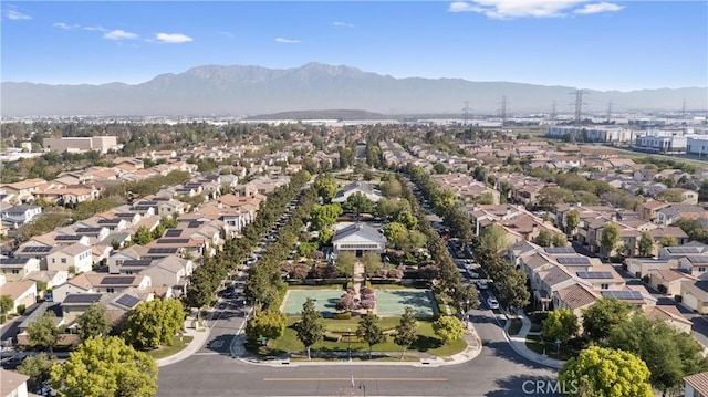 3240 S Westmont Ln Unit 5, Ontario, CA 91761 - drone / aerial view featuring a mountain view and a residential view