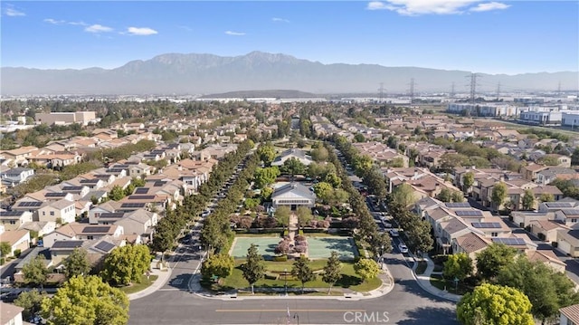 3240 S Westmont Ln Unit 5, Ontario, CA 91761 - aerial view of residential area featuring a mountain backdrop