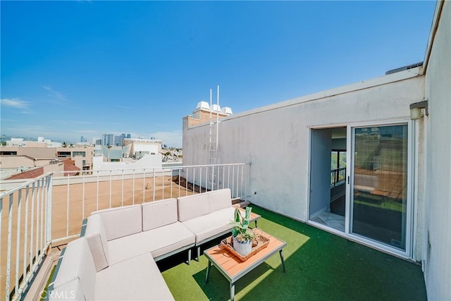 1880 Veteran Ave Unit 308, Los Angeles, CA 90025 - balcony with an outdoor living space