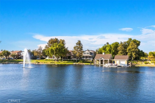 property view of water