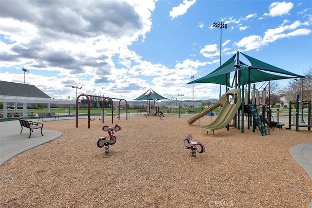 view of community playground