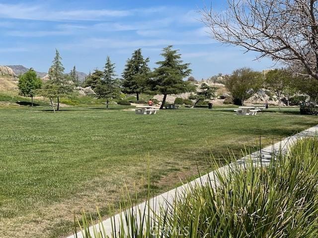 1380 Riverstone Ct, Hemet, CA 92545 - surrounding community featuring a yard