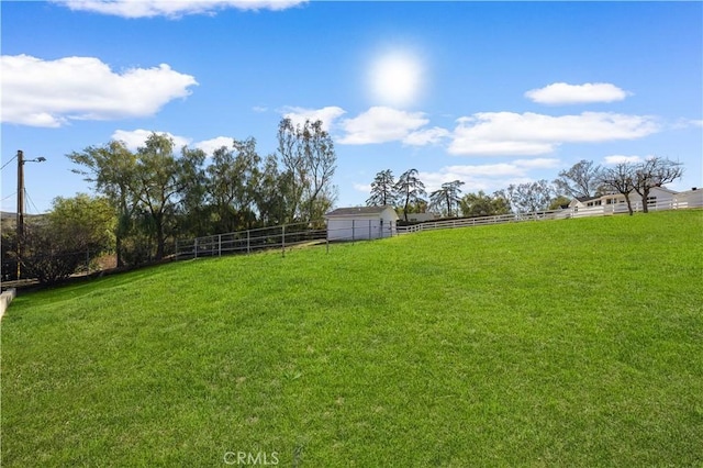 10321 Mcbroom St, Sunland, CA 91040 - view of yard with fence