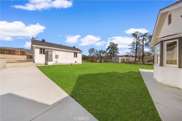 10321 Mcbroom St, Sunland, CA 91040 - view of yard with a patio area and a fenced backyard