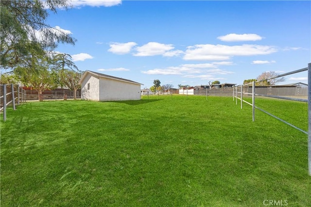 10321 Mcbroom St, Sunland, CA 91040 - view of yard with fence