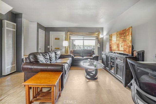 17274 Nisson Rd Unit A, Tustin, CA 92780 - living area with a heating unit and light tile patterned floors