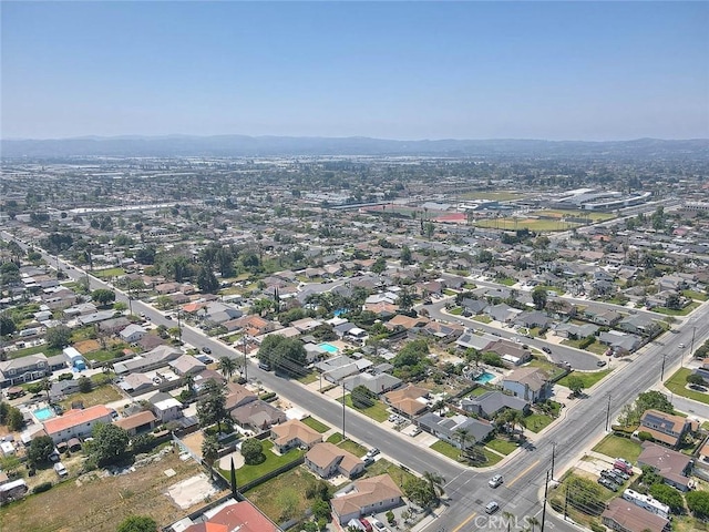 aerial view featuring a residential view