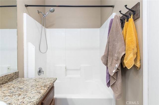 27674 Blue Topaz Dr, Menifee, CA 92585 - full bath with vanity and bathtub / shower combination