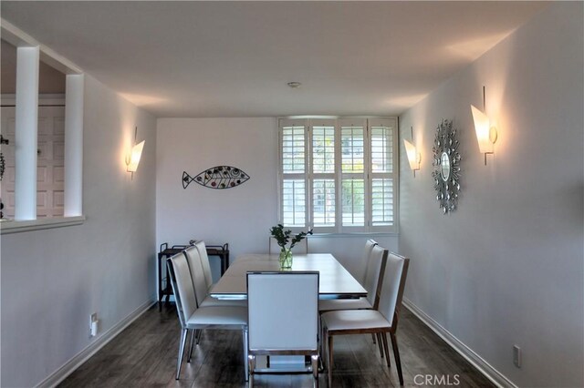 1007 S Catalina Ave Unit 212, Redondo Beach, CA 90277 - dining room featuring wood finished floors and baseboards