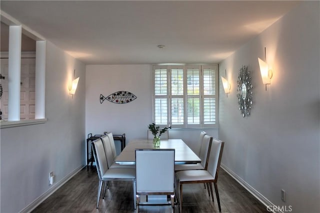 1007 S Catalina Ave Unit 212, Redondo Beach, CA 90277 - dining area with wood finished floors and baseboards