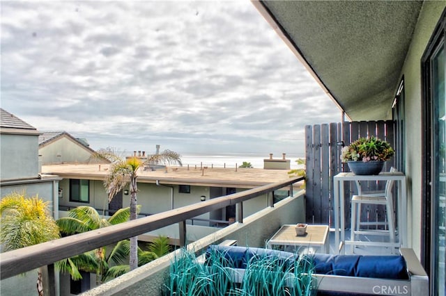 1007 S Catalina Ave Unit 212, Redondo Beach, CA 90277 - balcony featuring a water view