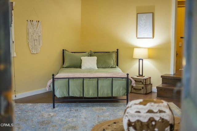 bedroom with baseboards