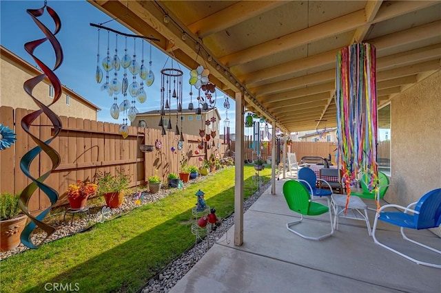 718 Marybelle Dr, Merced, CA 95348 - view of patio / terrace featuring a fenced backyard