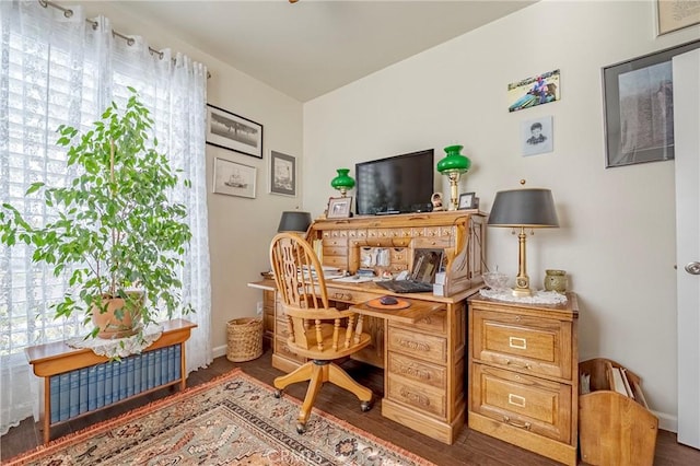 718 Marybelle Dr, Merced, CA 95348 - home office with wood finished floors