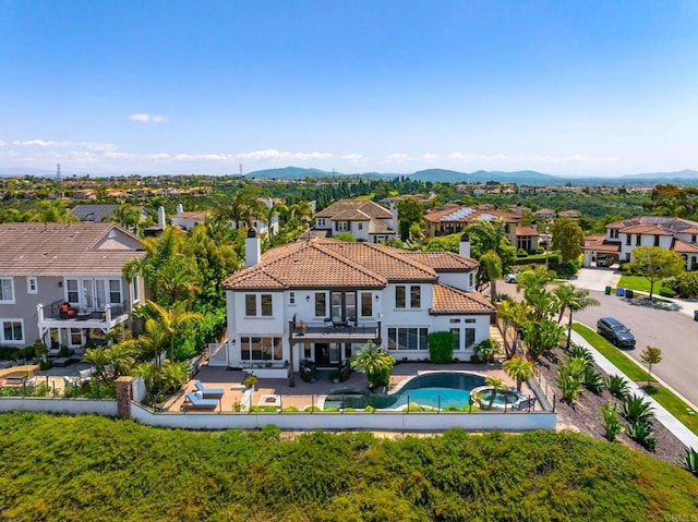 7076 Heron Cir, Carlsbad, CA 92011 - aerial view of residential area featuring a pool