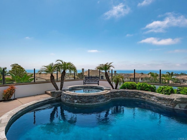 7076 Heron Cir, Carlsbad, CA 92011 - view of swimming pool featuring a pool with connected hot tub