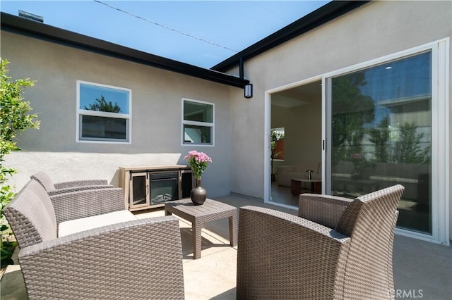 13301332 N Lincoln St, Burbank, CA 91506 - view of patio / terrace with an outdoor living space