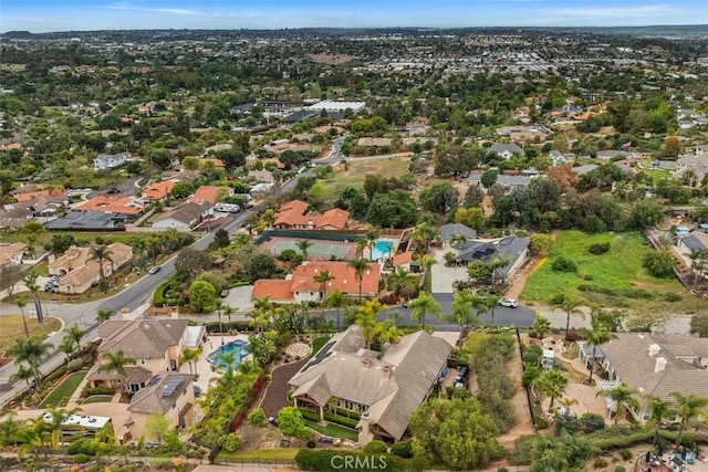 birds eye view of property featuring a residential view