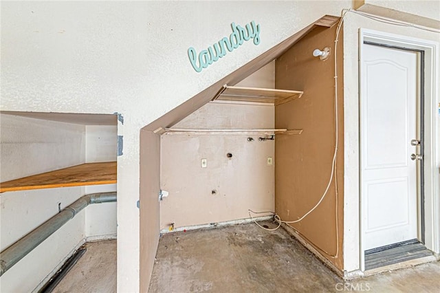 view of laundry room