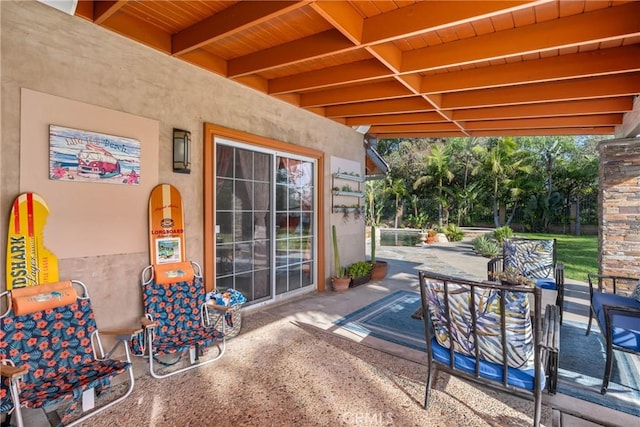 130 Mariposa Way, Brea, CA 92823 - view of patio / terrace featuring an outdoor hangout area