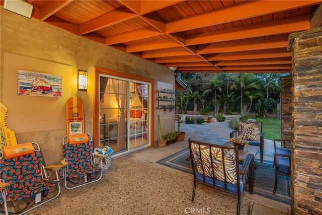 130 Mariposa Way, Brea, CA 92823 - view of patio with an outdoor living space