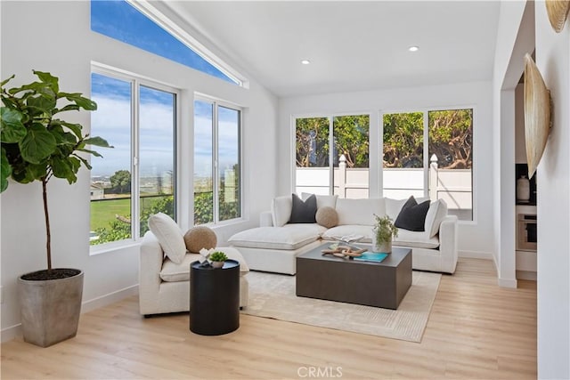 sunroom featuring a wealth of natural light
