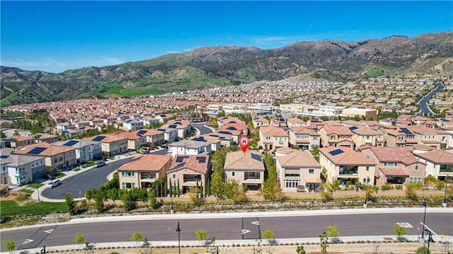 20512 W Esmeralda Ln, Porter Ranch, CA 91311 - aerial perspective of suburban area with a mountain backdrop