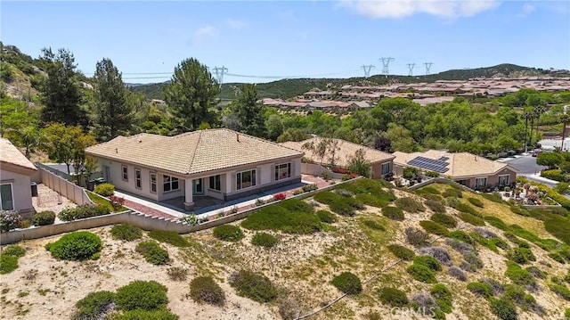 5536 Breckenridge Ave, Banning, CA 92220 - aerial view of residential area featuring a mountain backdrop