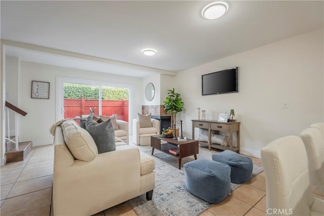 11249 Ferina St, Norwalk, CA 90650 - living area with light tile patterned floors