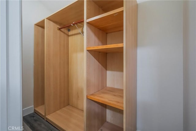 mudroom with a sauna