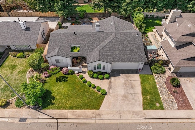 drone / aerial view