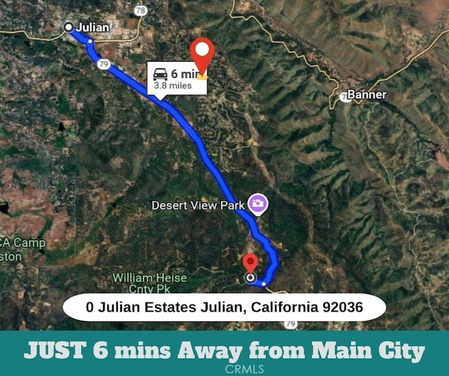 0 Julian Ests, Julian, CA 92036