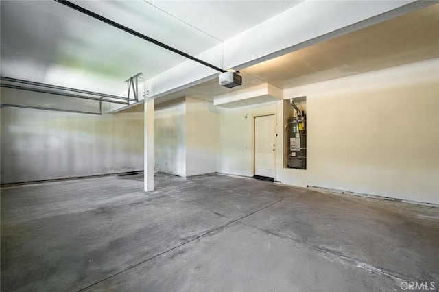 2811 Westbourne Pl, Rowland Heights, CA 91748 - garage with water heater and a garage door opener