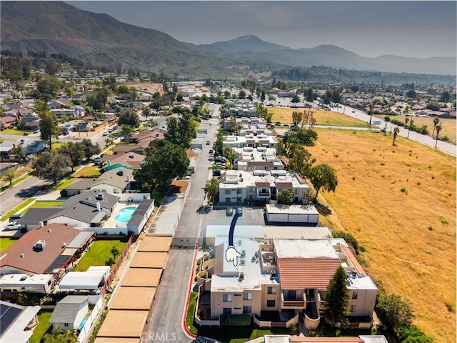2265 Bradford Ave Unit 516, Highland, CA 92346 - aerial view of residential area with a mountain backdrop