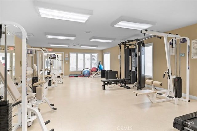 230 Lille Ln Unit 214, Newport Beach, CA 92663 - gym with baseboards
