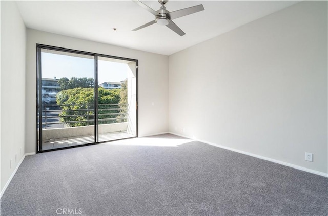 230 Lille Ln Unit 214, Newport Beach, CA 92663 - carpeted empty room with ceiling fan and baseboards