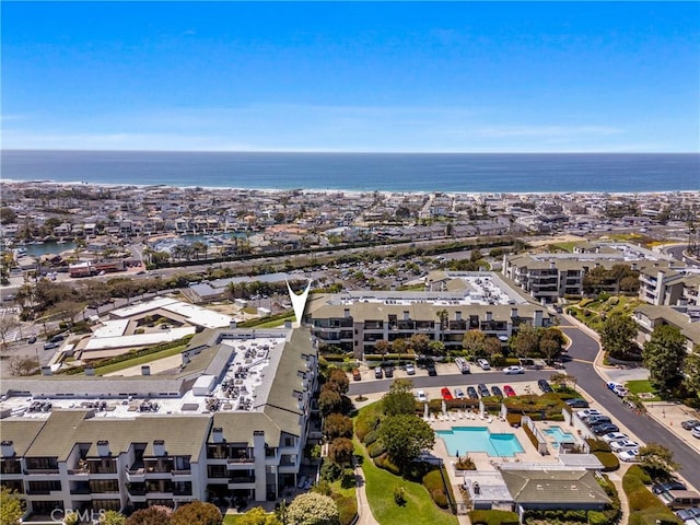 230 Lille Ln Unit 214, Newport Beach, CA 92663 - drone / aerial view featuring a water view