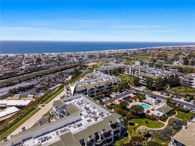 230 Lille Ln Unit 214, Newport Beach, CA 92663 - birds eye view of property featuring a water view