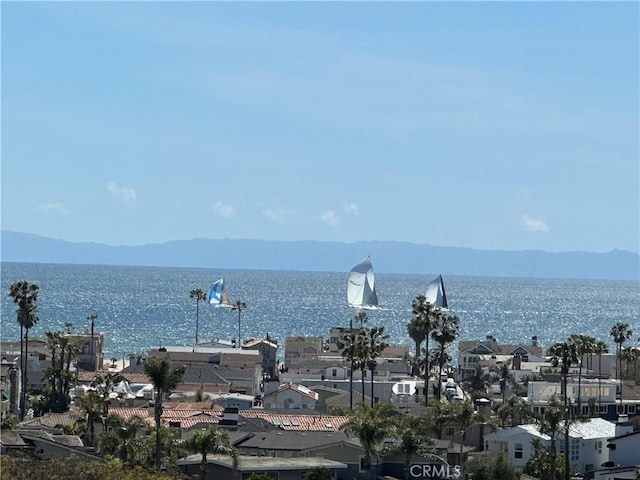 230 Lille Ln Unit 214, Newport Beach, CA 92663 - view of water feature featuring a mountain view and a residential view
