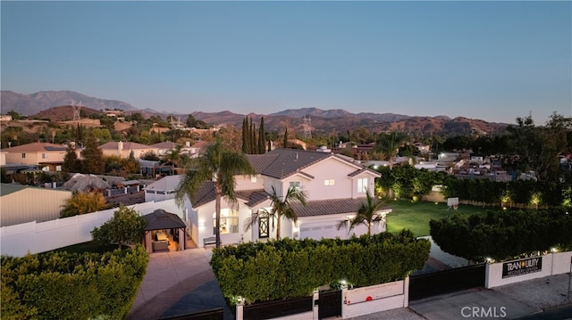 11310 Wentworth St, Sun Valley, CA 91352 - aerial view with a mountain view and a residential view