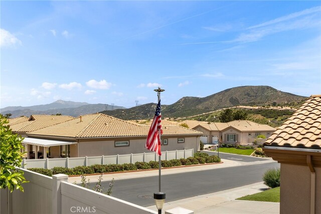 6112 Turnberry Dr, Banning, CA 92220 - mountain view featuring a residential view
