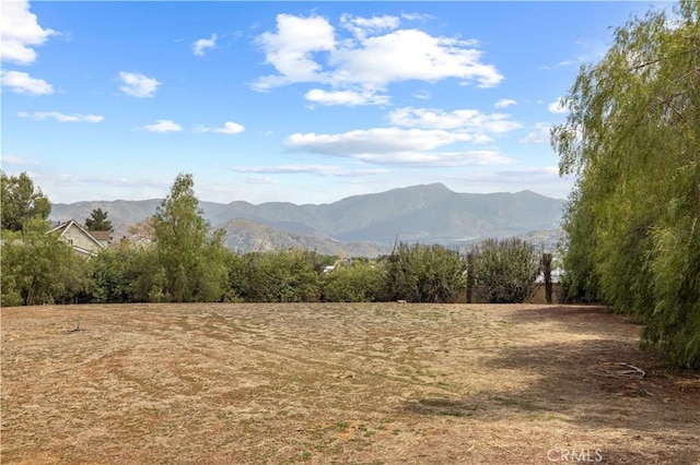 view of mountain feature