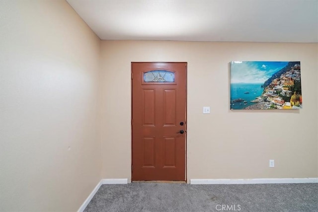 63285 Pinyon Dr, Mountain Center, CA 92561 - carpeted entryway featuring baseboards