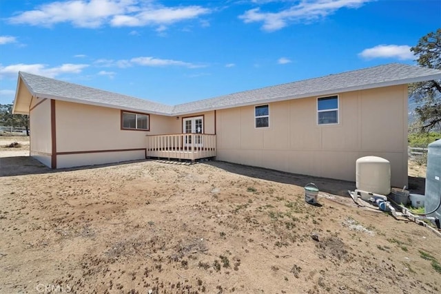 63285 Pinyon Dr, Mountain Center, CA 92561 - back of property with french doors