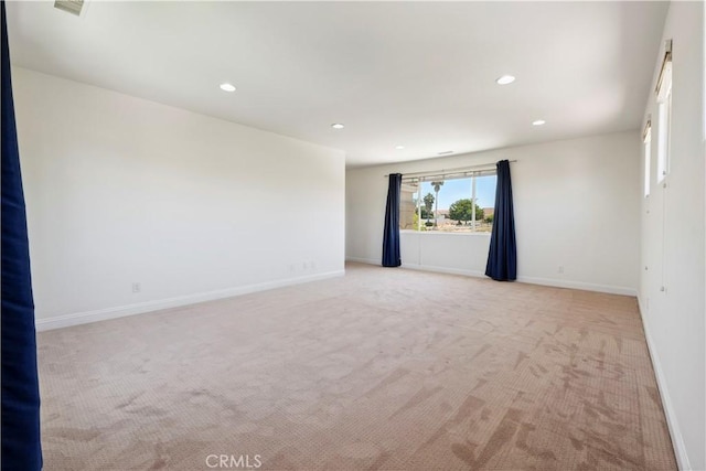 1732 Gamble Ln, Escondido, CA 92029 - unfurnished room featuring light carpet and recessed lighting