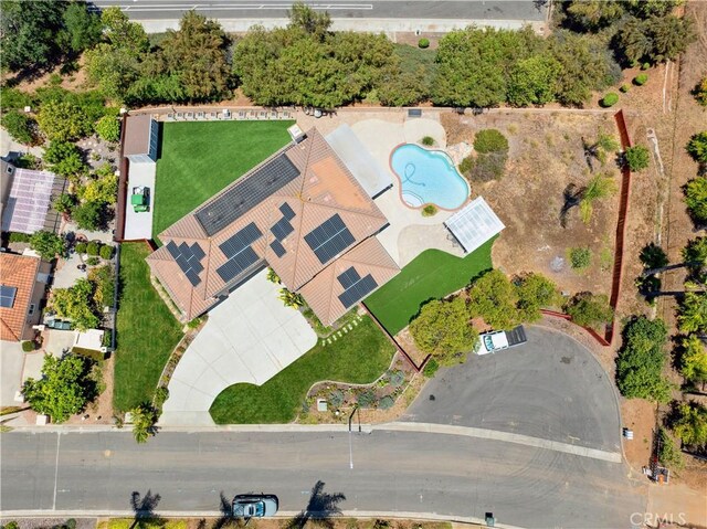 1732 Gamble Ln, Escondido, CA 92029 - aerial view of property and surrounding area featuring a pool area