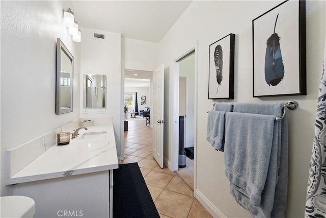 1732 Gamble Ln, Escondido, CA 92029 - bathroom featuring tile patterned floors and vanity