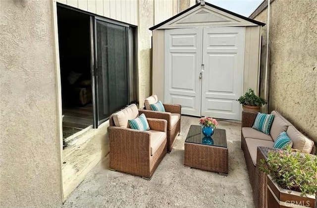 1920 S Mcclelland St Unit 27A, Santa Maria, CA 93454 - balcony featuring outdoor lounge area and french doors